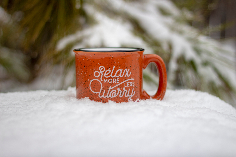 Holiday Stress worry less mug